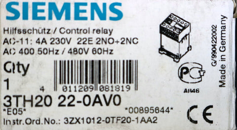 SIEMENS 3TH2022-0AV0