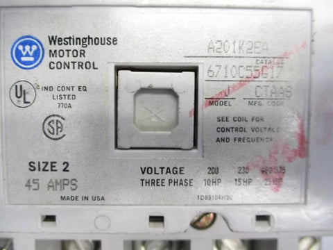 WESTINGHOUSE A201K2EA