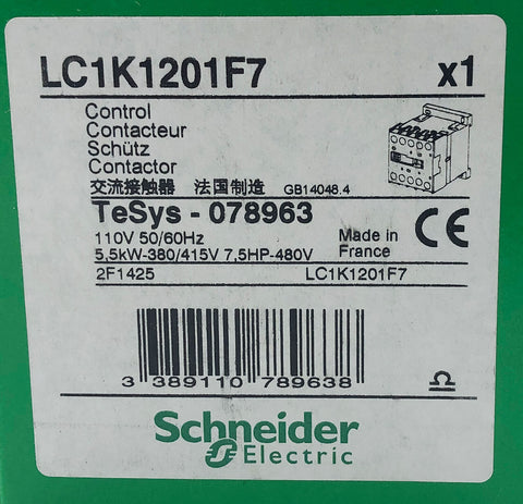 SCHNEIDER ELECTRIC SQUARE D LC1K1201F7