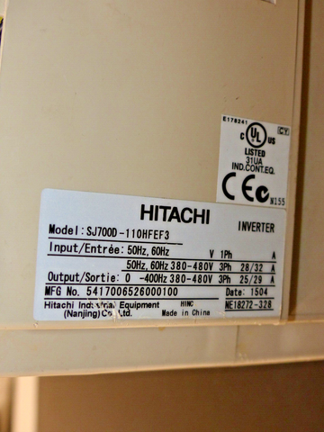 HITACHI SJ700D-110HFEF3
