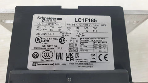 SCHNEIDER ELECTRIC LC1F185M7