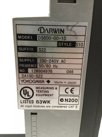 Yokogawa DS600-00-1D