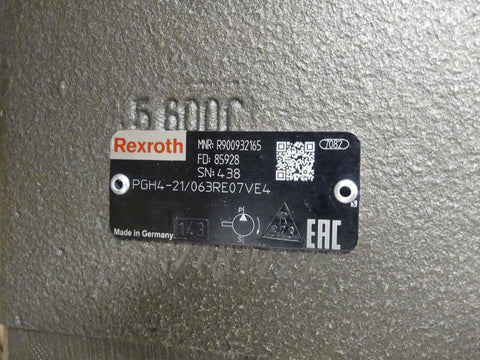 BOSCH REXROTH PGH4-21/063RE07VE4