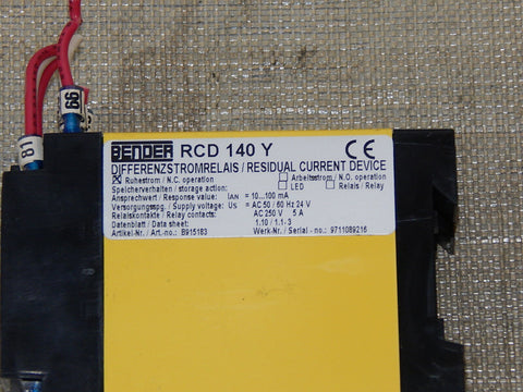 BENDER RCD140Y