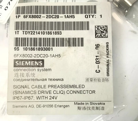 SIEMENS 6FX8002-2DC20-1AH5