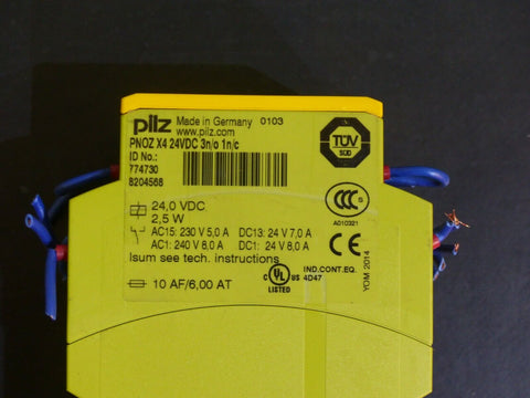 PILZ PNOZ-X4-24VDC-3N/O-1N/C