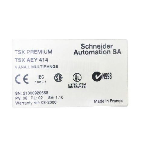 SCHNEIDER ELECTRIC TSXAEY414 + TSXBLY01