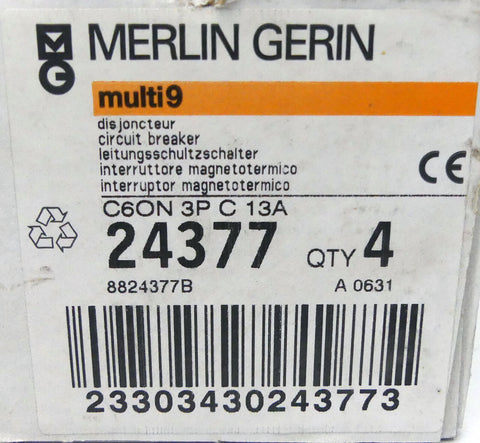 MERLIN GERIN C60N 3P C 13A