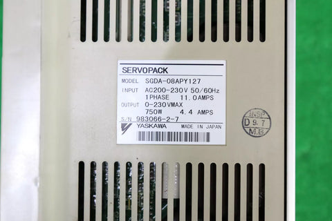 YASKAWA SGDA-08APY127