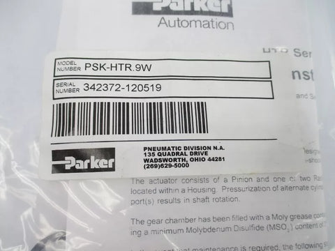 PARKER PSK-HTR.9W