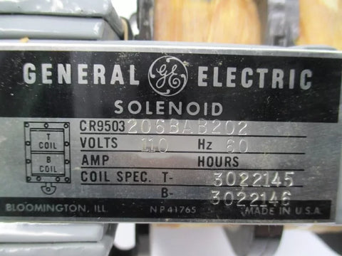 GENERAL ELECTRIC CR9503206BAB202