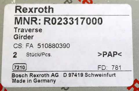 BOSCH REXROTH R023510700