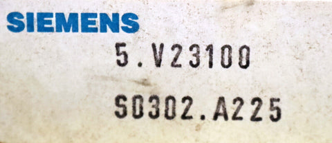 SIEMENS V23100-S0302-A225