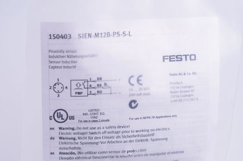 Festo SIEN-M12B-PS-S-L