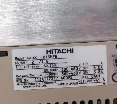 HITACHI SJ100-015HFE