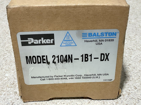 PARKER BALSTON 2104N-1B1-DX