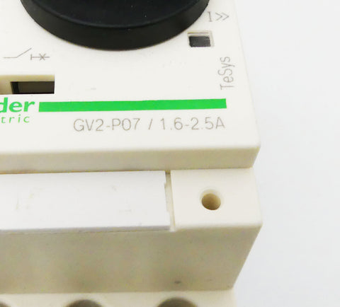 SCHNEIDER ELECTRIC TELEMECANIQUE GV2-P07/1.6-2.5A