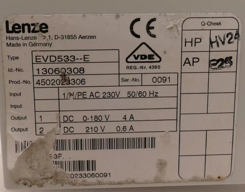 LENZE EVD533-E