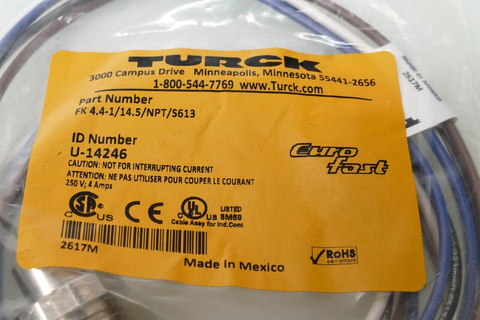 TURCK FK 4.4-1/14.5/NPT/S613