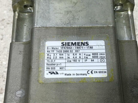 Siemens 1FK7043-7AK71-1TA0