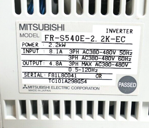 MITSUBISHI FR-S540E-2.2K-EC