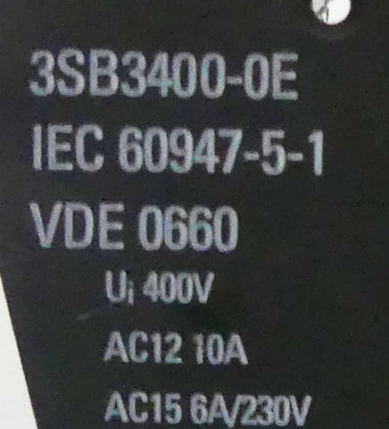 SIEMENS 3SB3400-0E