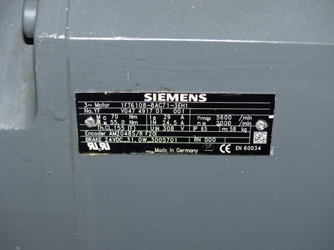 SIEMENS 1FT6108-8AC71-3EH1