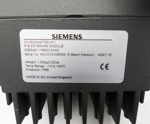 SIEMENS 6SE6411-6AD23-0WS8 + 6SE6401-1RB00-0AA0