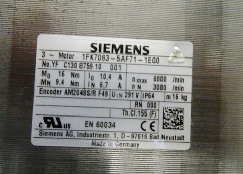 Siemens 1FK7083-5AF71-1EG0