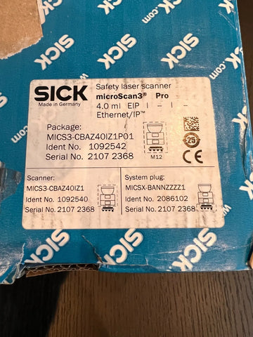 Sick MICS3- ACAZ40PZ1
