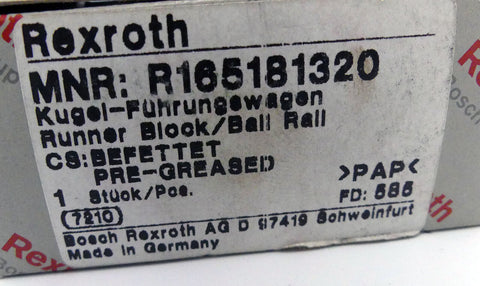 BOSCH REXROTH R165181320