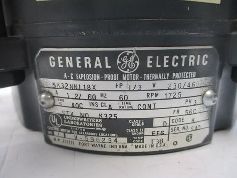 GENERAL ELECTRIC 5K32NN118X