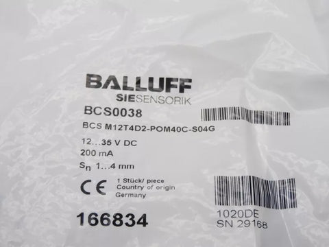 BALLUFF BCSM12T4D2-POM40C-S04G