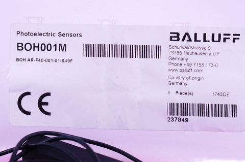 BALLUFF BOH AR-F40-001-01-S49F