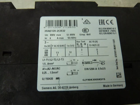 SIEMENS 3RA6120-2CB32