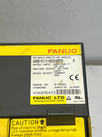 FANUC A06B-6111-H022#H550