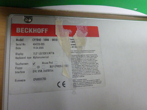 BECKHOFF CP7842-1000-0010