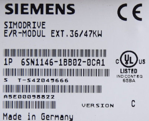 SIEMENS 6SN1146-1BB02-0CA1