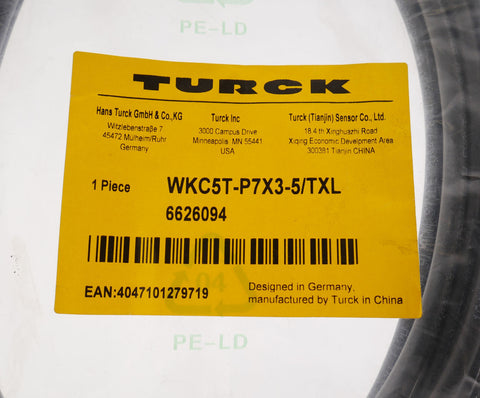 TURCK WKC5T-P7X3-5/TXL