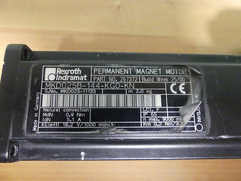 BOSCH REXROTH MKD025B-144-KG0-KN