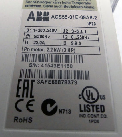 ABB ACS550-01E-09A8-2