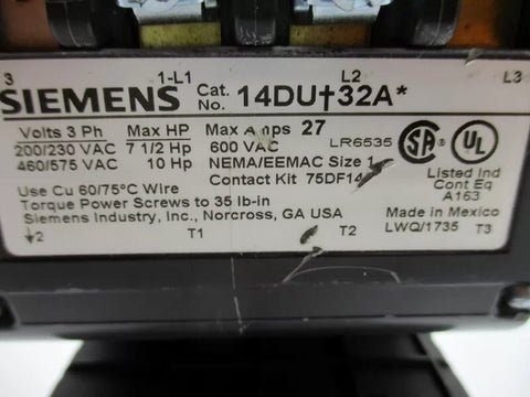 SIEMENS 14DUE32AJ