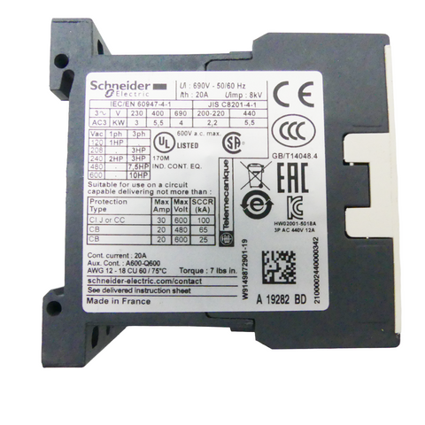 SCHNEIDER ELECTRIC LP1K1210BD