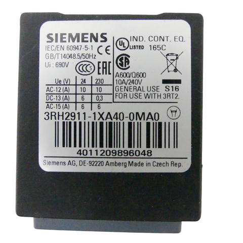 SIEMENS 3RH2911-1XA40-0MA0