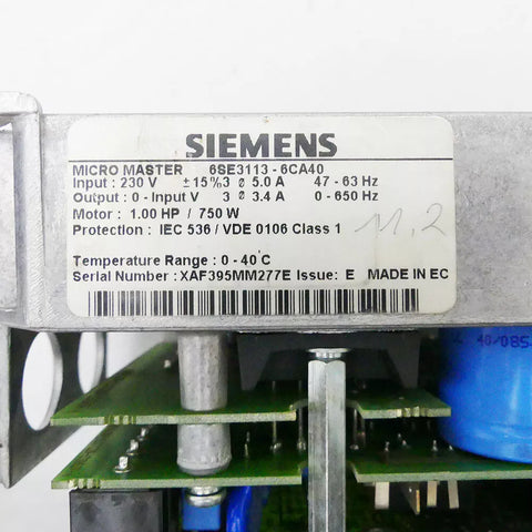 SIEMENS 6SE3113-6CA40