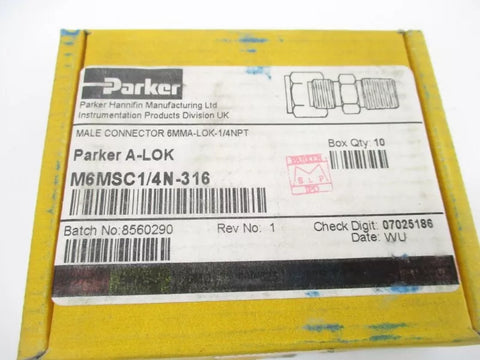 PARKER M6MSC1/4N-316