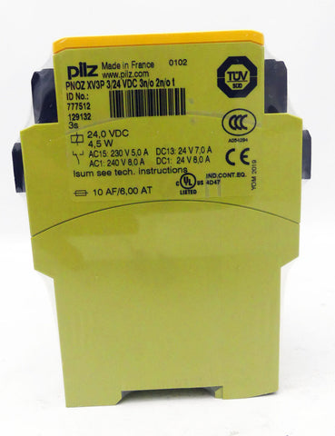 PILZ PNOZ XV3P 3/24 VDC 3N/O 2N/O T