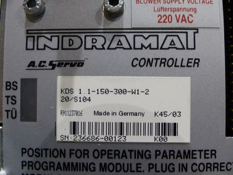 Indramat KDS 1.1-150-300-W1-220/S104