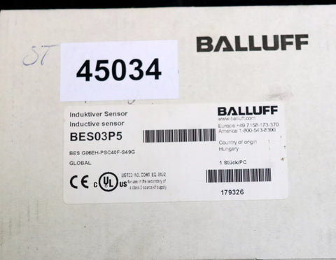 BALLUFF BES G06EH-PSC40F-S49G