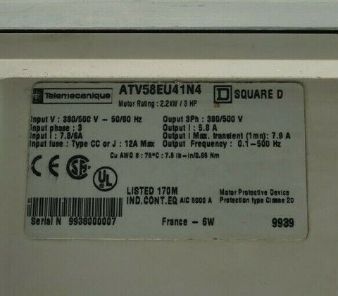 Schneider Electric ATV58EU41N4